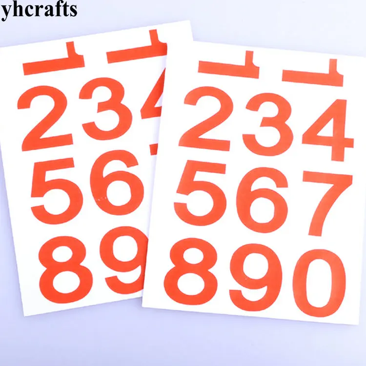 2.5x3厘米数字贴