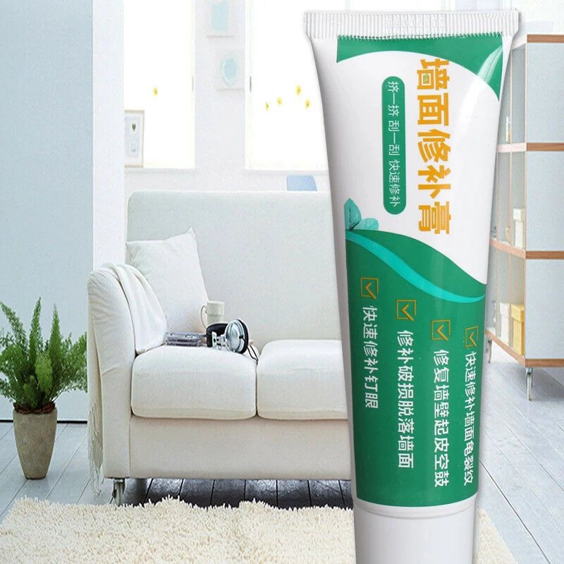 

'The Best' 1/2/3pcs Wall Mending Agent Repair Cream Crack Repairing Quick Drying for Home Kitchen 889