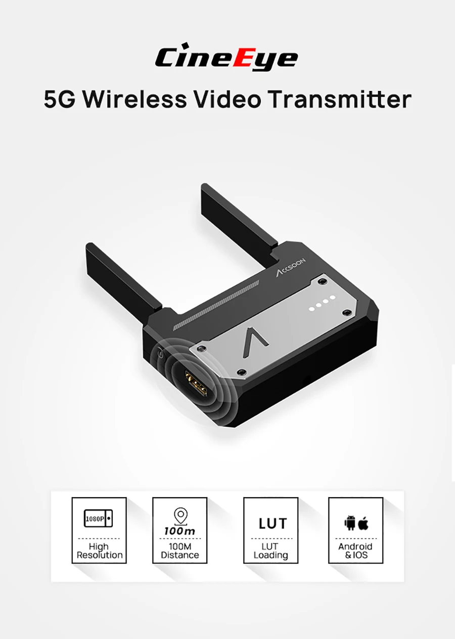 Карманный 5G беспроводной 1080p WiFi HDMI передатчик изображения видео передатчик для IOS/andriod iPhone iPad смартфон DSLR