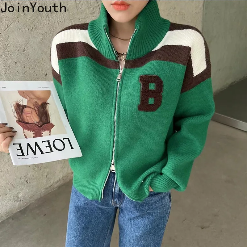 Новинка осенне-зимний женский свитер Joinyouth куртка в стиле преппи плотное