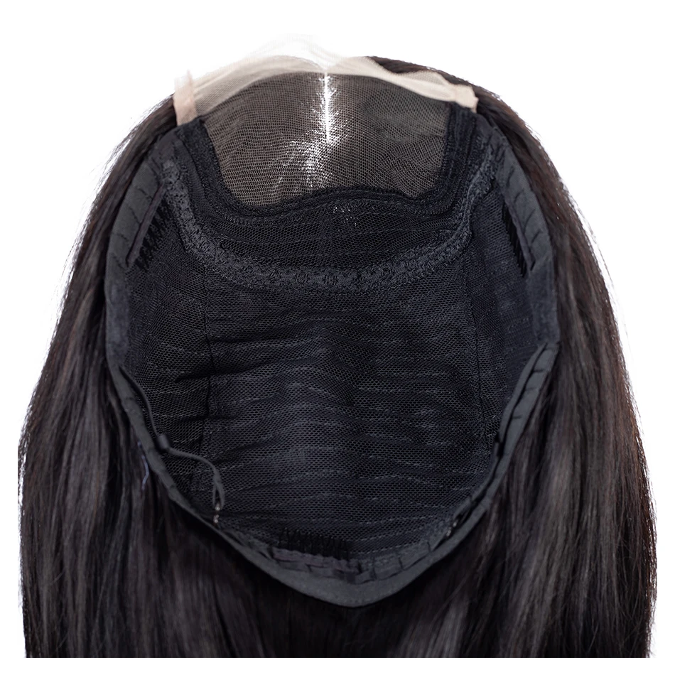 Mobok 4x4 кружева закрытие бразильские прямые волосы парики из натуральных волос на кружевной 5 шт. re выщипанные волосы Кружева Закрытие парик