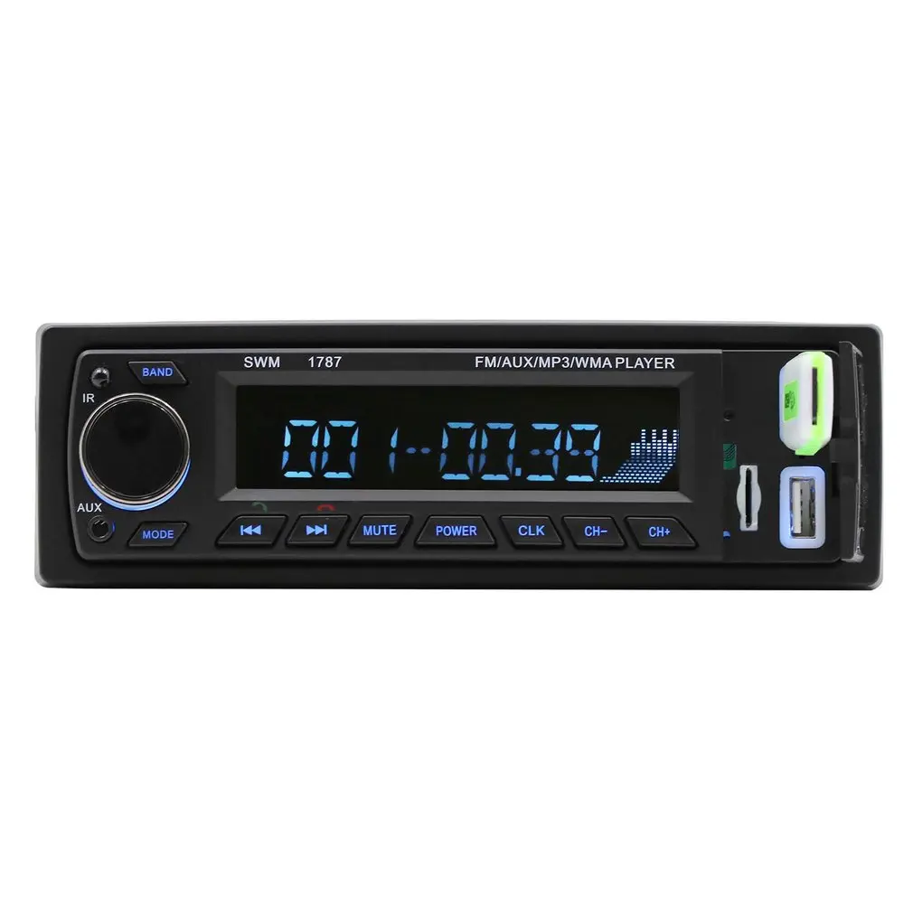 SWM-1787 Классический Bluetooth автомобильный стерео аудио в тире FM MP3 радио плеер USB автомобильный аудио стерео плеер AUX-IN mp3-плеер