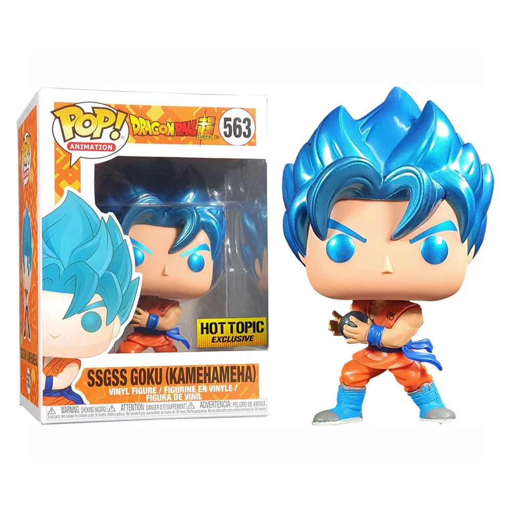 Funko поп Драконий жемчуг SSGSS Гоку Kamehameha фигурка игрушки Коллекция Модель |
