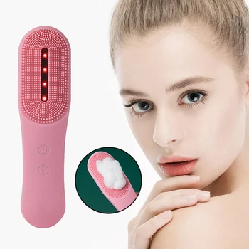 

Multifunction Silicone Facial Cleansing Brush Electric Pore Cleaner Facial Cleanser Face Brush Photo Skin Rejuvenation Machine