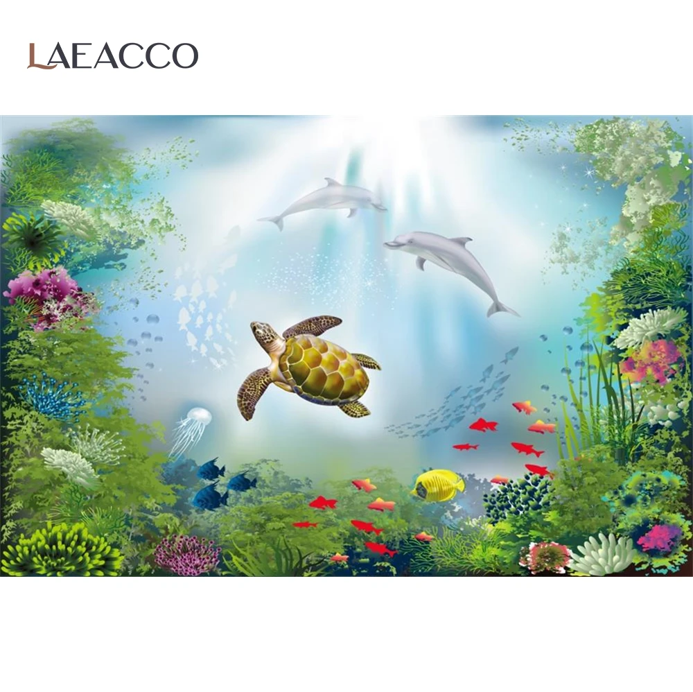 5x5ft Underwater Theme Happy Birthday Backdrop Baby Boy Girl Bday Decoration Cartoon Sea Animals Cute Turtle Fishes Coral Background for Photography Photo Studio Props Washable Polyester 5x5ft Underwater Theme Happy Birthday Backdrop Baby Boy Girl Bday Decoration Cartoon Sea Animals Cute Turtle Fishes Coral Background for Photography Photo Studio Props Washable Polyester