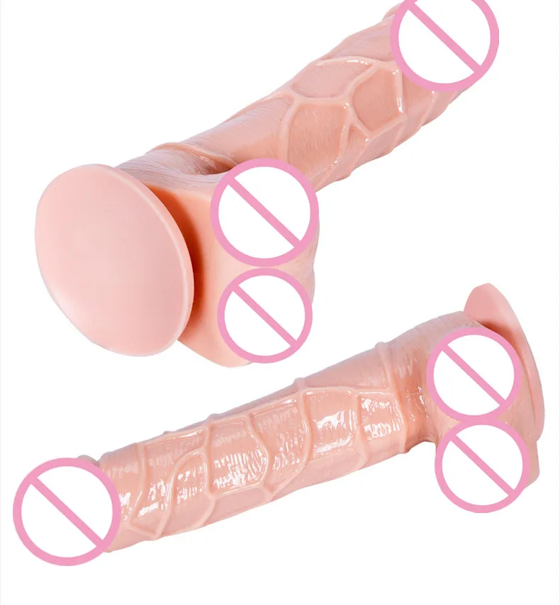Реалистичная Плоть цвета большой фаллоимитатор имитация пениса взрослые