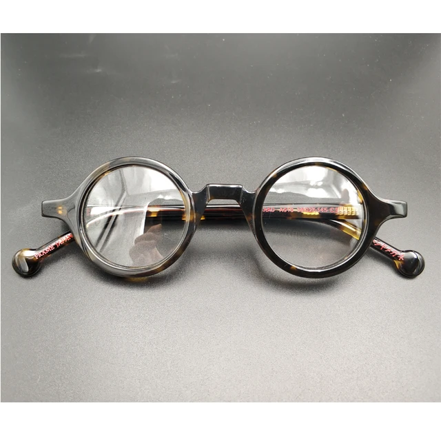 pistón después de esto Maravilla Montura De Gafas Redondas Pequeñas Retro Para Hombre, Lentes Ópticas De  Acetato Retro De Alta Calidad, Lentes Transparentes, Gafas De Lectura Para  Mujer - Monturas - AliExpress