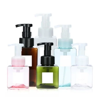 

250ml/450ml/650ml Foam Pumps Bottle Manually Press Soap Foaming Mousses Liquid Soap Dispensers Household Bathroom Supplies