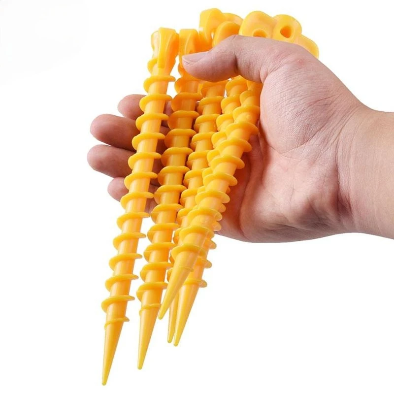 Camping Tent Stakes 5pcs Tent Nails Outdoor Camping Trip Tent Peg Ground Nails