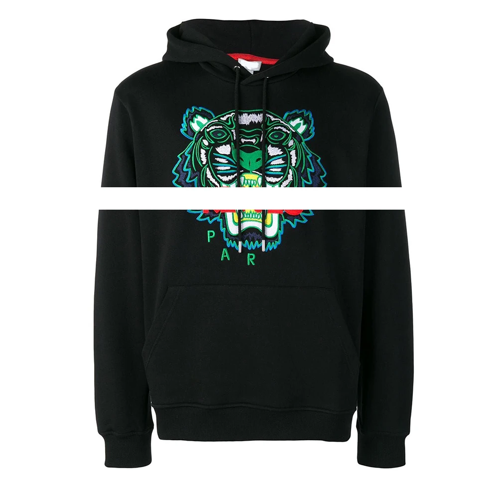 

2020 Embroidery Tiger Print Hoodies Men Animal Graphic Luxury Hooded Sweatshirts Brand Sportswear Hoodie Pullovers Clothes