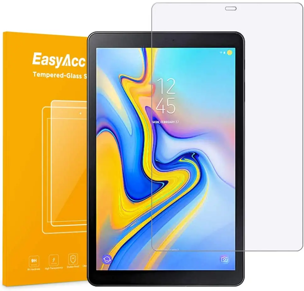

EasyAcc Samsung SM-T210 T590/T595 Galaxy Tab A 10.5 2018 Screen Protector Glass 9H Tempered Glass Screen Protector Film