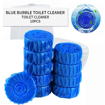

10pcs Home Toilet Cleaner Ball Powerful Automatic Flush Toilet Bowl Deodorizer For Bathroom Cleaning Tablet