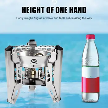 

6800W Gas Stove Portable Outdoor Windproof BBQ Split Gas Stove for Camping Picnic Hiking Cooking Tool