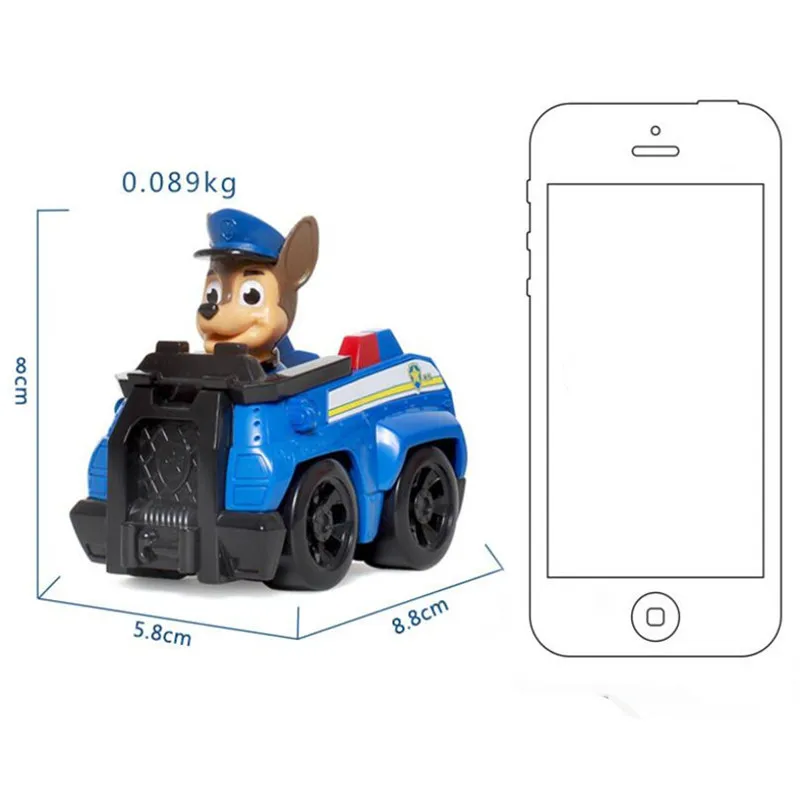 Paw Patrol собака спасательный автомобиль игрушки куклы аниме фигурки качество Patrulla Canina модель автомобиля Собака Кукла игрушки Дети День рождения Рождественский подарок