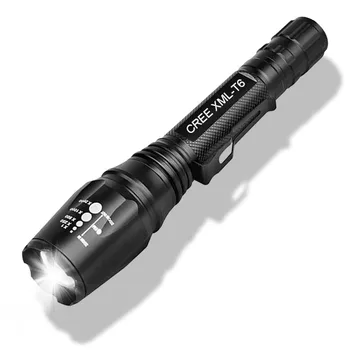 

Lengthen Bright Light Flashlight 800 Lumens XML-T6 Portable Retractable Flashlight Outdoor Waterproof Camping Hunting Hand Light