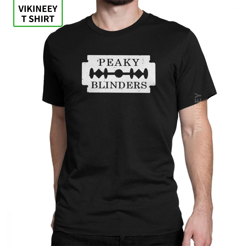 

Men T Shirt Peaky Blinders Awesome Short Sleeve Arthur Thomas Tommy Shelby Tees Crewneck Clothes 100% Cotton Design T-Shirt