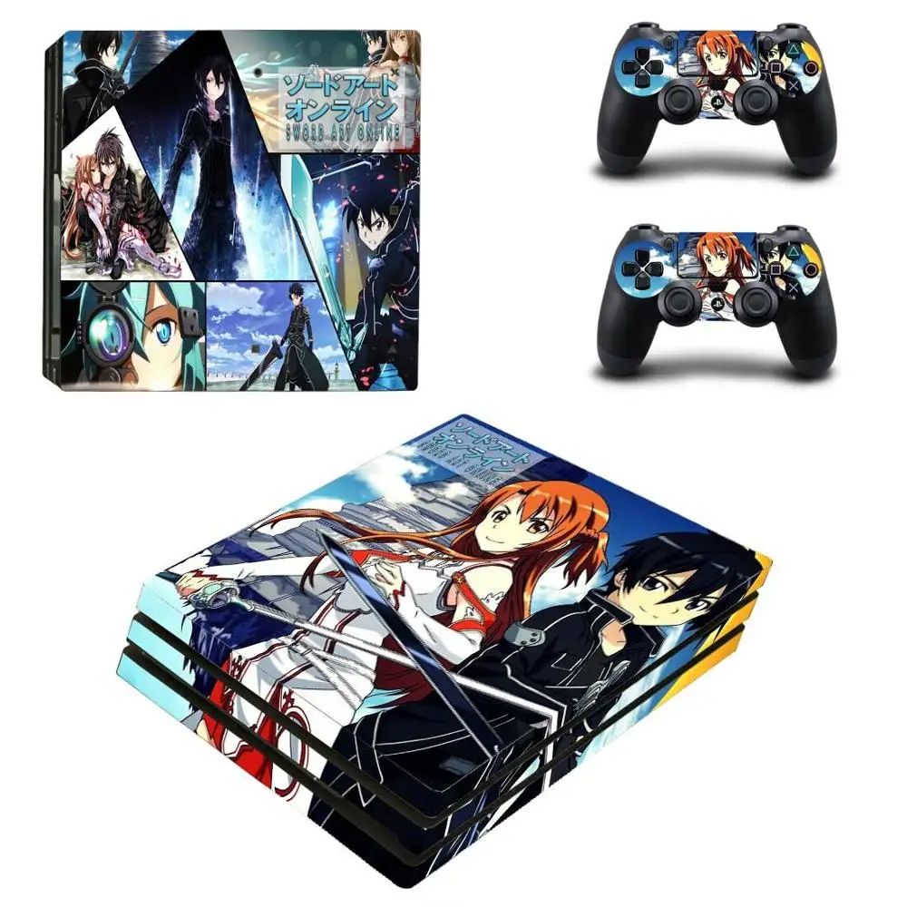 YSP4P-1244 Sword Art Online SAO PS4 Pro стикер Play station 4 наклейки для кожи наклейки для playstation 4 PS4 Pro консоль и контроллер Skins - Цвет: YSP4P-1244