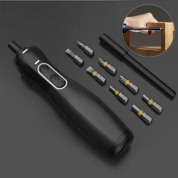 

Set Household Hand Tool Drills Bits Extension Rod Electric Power Screwdriver Rechargeable Electric Drill