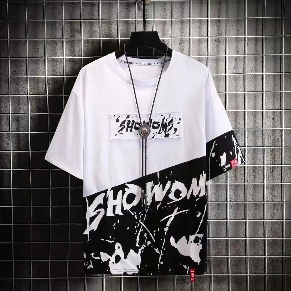 Лето 2019 Мужская футболка North Casual индивидуальная с вышивкой и коротким рукавом