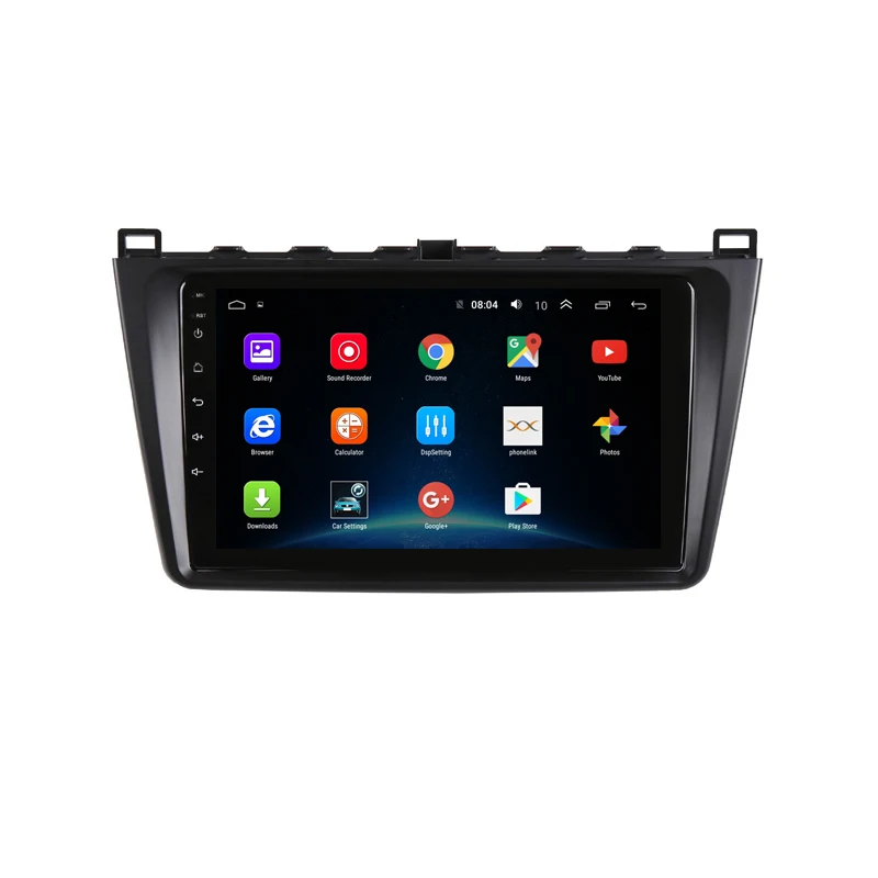 Clearance 9"2.5D IPS Android 9.1 Car DVD Multimedia Player GPS for Mazda 6 Ruiyi Ultra 2009-2011-2015 car radio DSP 32EQ stereo navigation 15