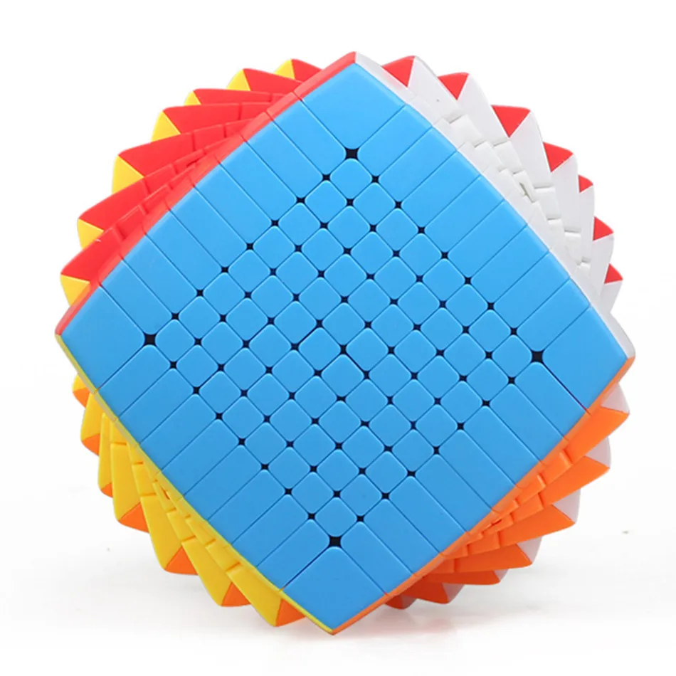 Shengshou волшебный пазл 10x10 скоростной без наклеек 85 мм 10x10x10 профессиональный