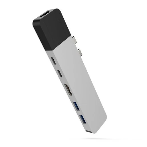 USB Хаб Hyper HyperDrive NET 6-in-2 Hub для USB-C MacBook Pro/Air. Порты: 2 х USB Type-C, 2 x USB 3.1, 4K HDMI, Gigabit Ethernet