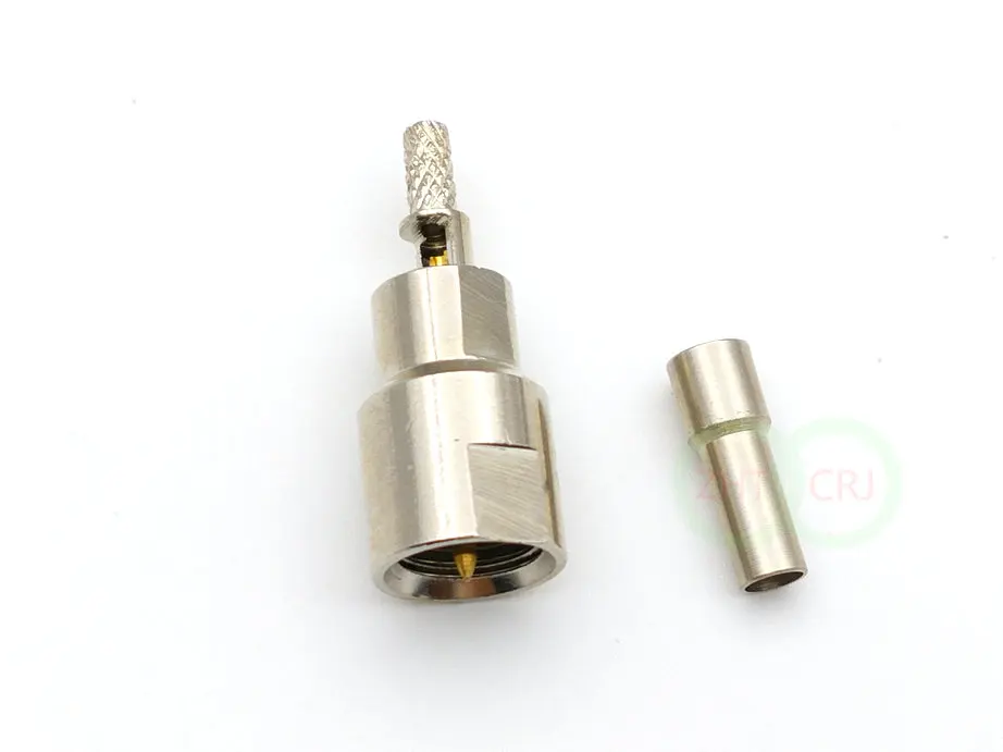 Обжимной штекер FME для кабеля RG316 RG174 RG179 LMR100 прямой адаптер|plug male|plug mplug cable |