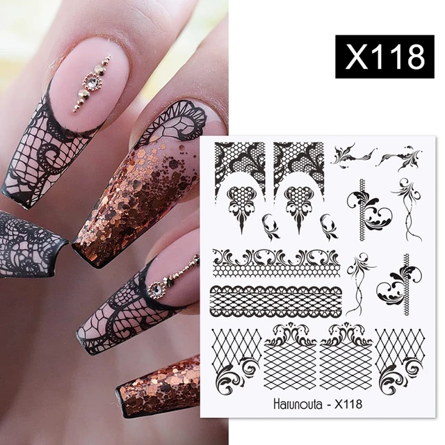 1PC Heart Love Design 3D Nail Sticker English Letter stickers Face Pattern Trasnfer Sliders Valentine's Day Nail Art Decoration Special offer