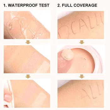 FOCALLURE 7 Colors Full Cover Concealer Cream Makeup Primer Cover Foundation Base Lasting Oil Control