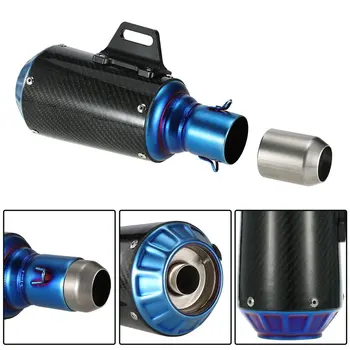 

SLD150-CHC04 Universal 38-51mm Adjustable Motorcycle Exhaust Muffler Modified Rear Tail Exhaust Pipe Noise Killer Silencer