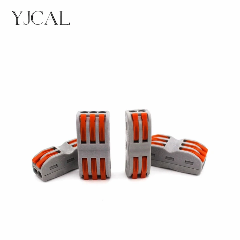 

High Quality Conectors Mini Fast Wire Connector Universal Compact Wiring Conductor 222-412 222 413 Push-in Terminal Block China