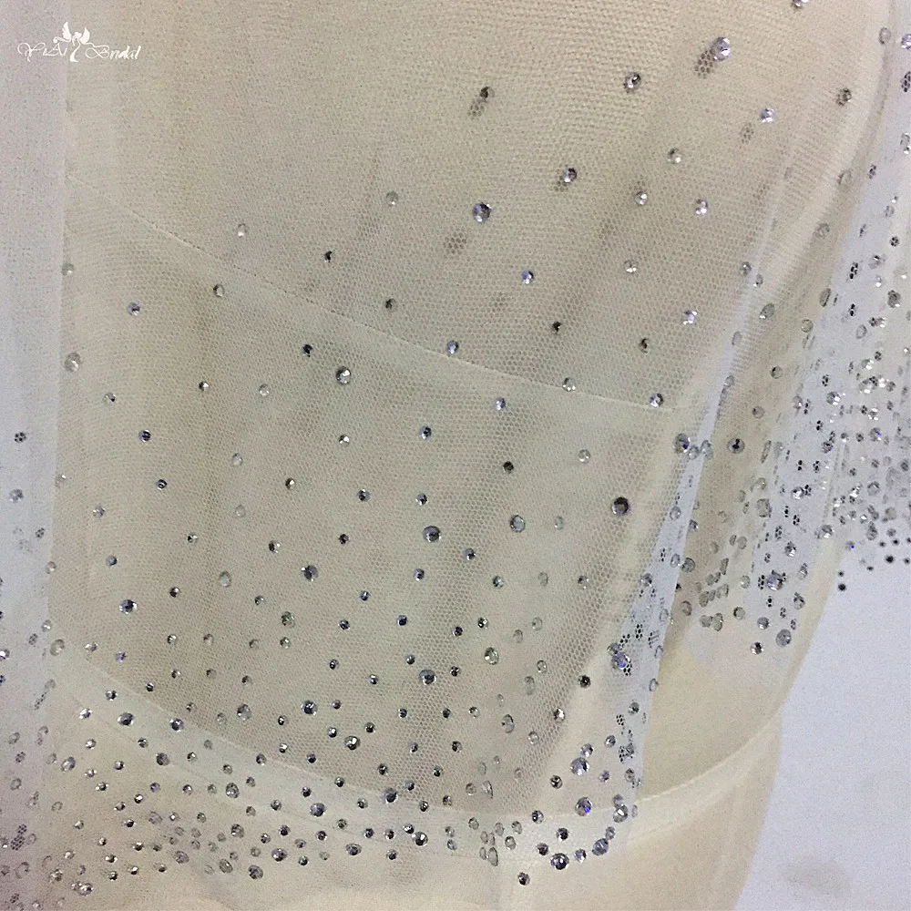 LZP415 Real Pictures Silvery White Tulle Boat Neckline Wedding Cape Ladies Bridal Jacket