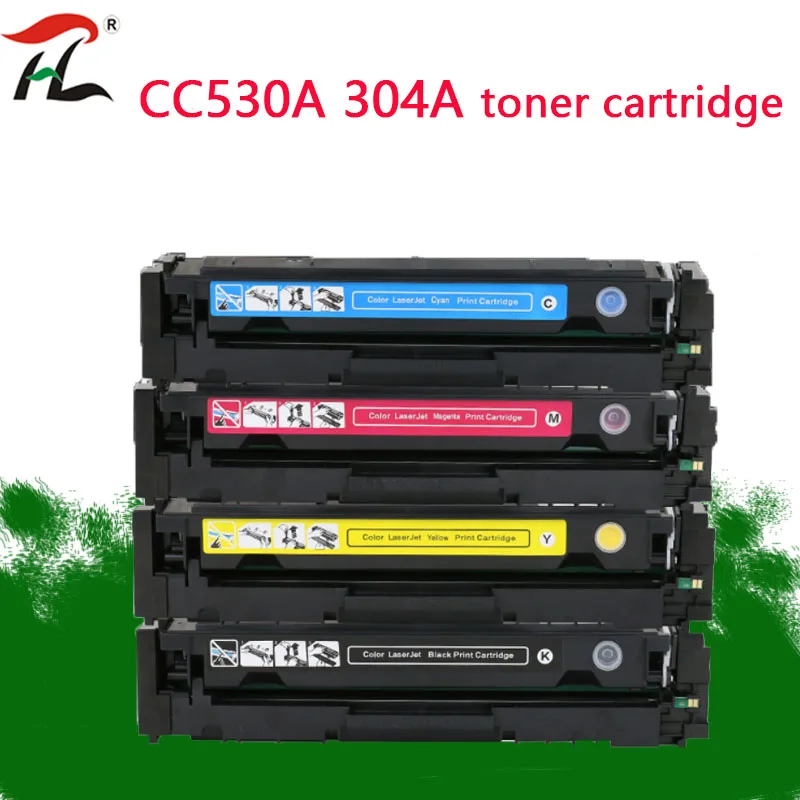 Картридж с тонером совместимый HP CC530A CC531A CC532A CC533A CM2320nf CP2025 CM2320fxi CM2320n | Компьютеры и