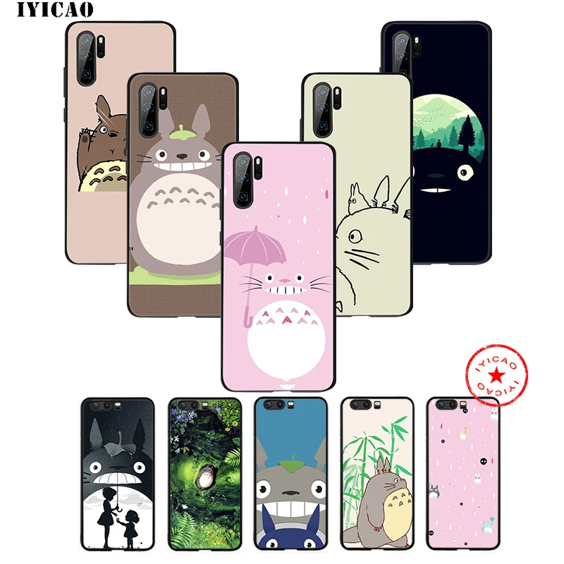 IYICAO Мой сосед Тоторо мягкий чехол для huawei P30 P20 P10 P9 P8 2017 2016 2015 P Smart Z Plus 2019 mate 20 10 Lite Pro