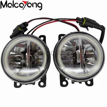 

For Land Rover Freelander 2 LR2 FA_ Closed Off-Road Vehicle 2006-2014 Car H11 LED Bulb Fog Light + Angel Eye DRL 12V