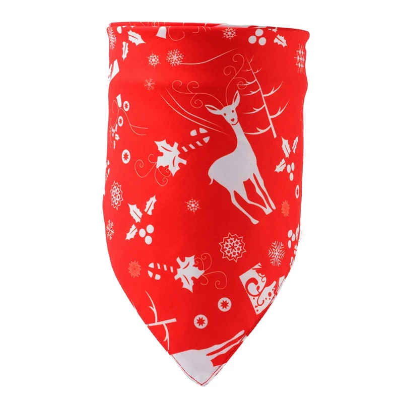 Рождественская бандана для собак, кошек, ошейник для домашних животных, нагрудник, аксессуары для груминга, треугольная повязка, ошейники для маленьких, средних и больших собак, кошек - Цвет: 5