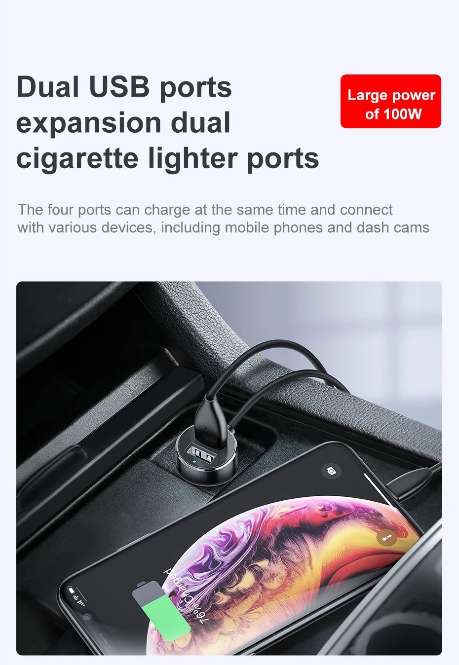 Baseus автомобильное зарядное устройство с двумя USB для iPhone samsung Xiaomi 3.1A Быстрая зарядка автомобильный адаптер зарядного устройства для телефона зарядное устройство для мобильного телефона