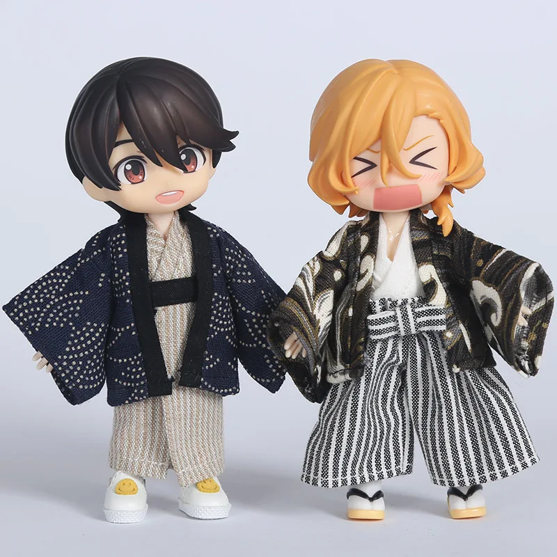Bjd Doll Clothes Accessories Kimono Clothes For Ob11 Ymy Ddf Gsc Body9 1/12 barbie doll clothes doll clothes accessories doll clothes doll accessories