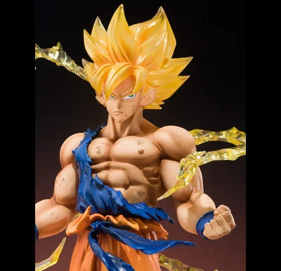 Аниме периферийная модель Soul Limited Супер Saiyan люди битва повреждения Sun Wukong Garage Kit