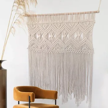 

Scandinavian new model hand woven tapestry bohemian decoration wedding background home decor tapestry wall hanging