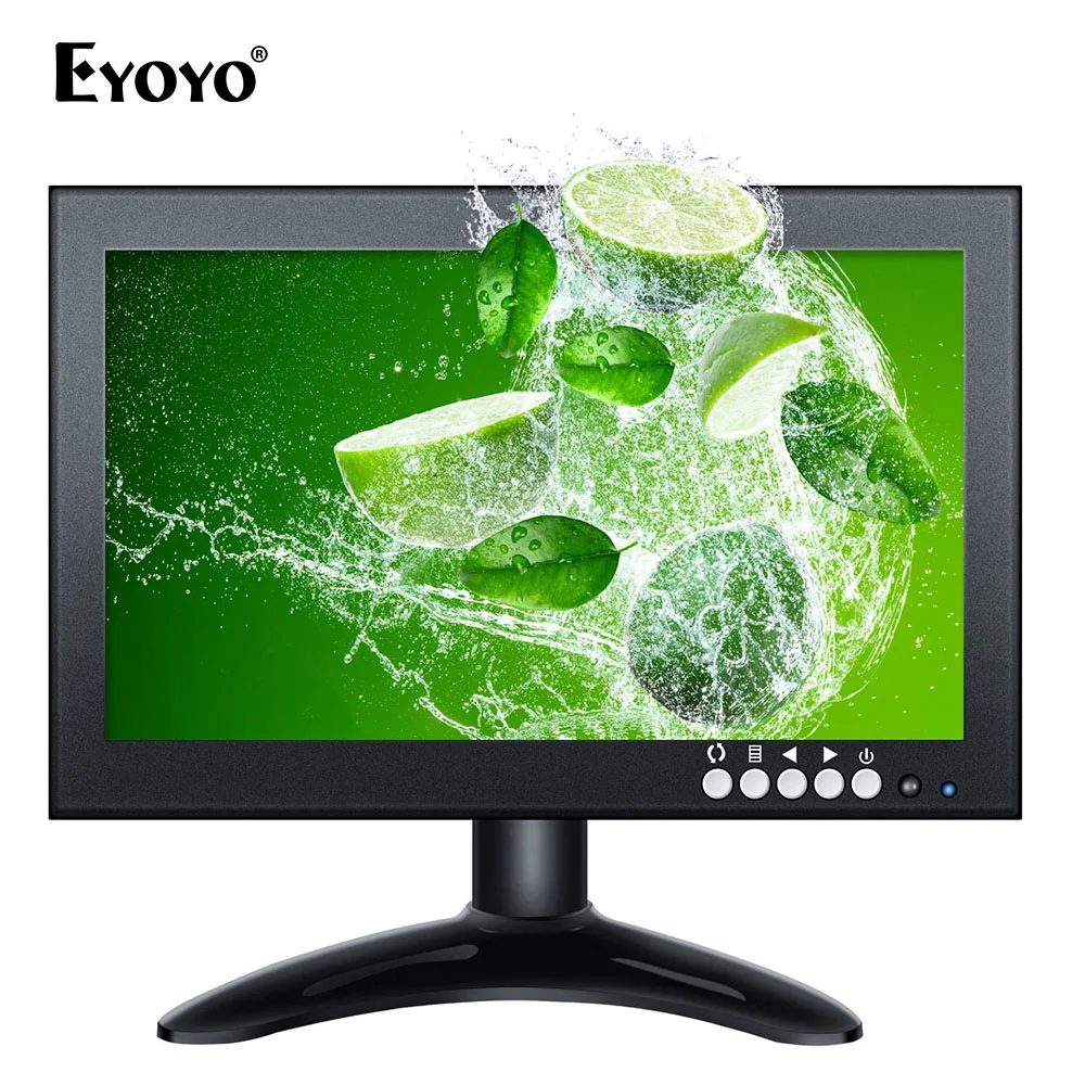 Eyoyo EM08G 8 &quotHDMI монитор 1280X720 IPS экран VGA AV BNC колонки для ПК ТВ система