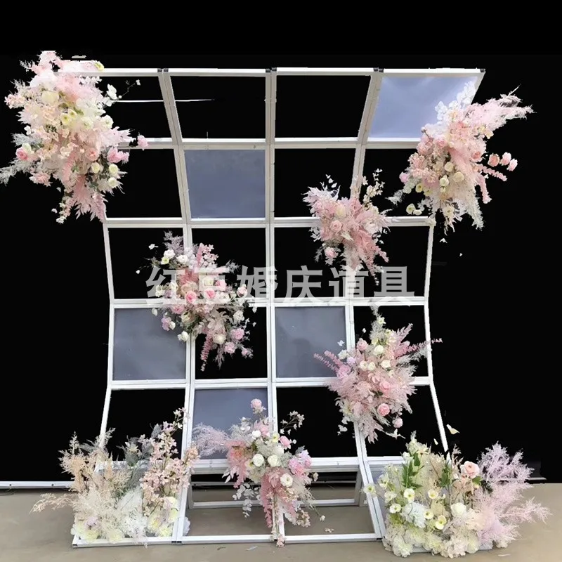 

Wedding arch geometric geometric stage background decoration Flower frame