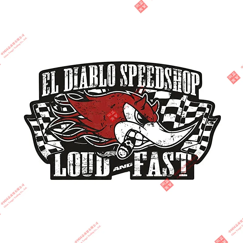 Creative PVC Car Sticker Hot Rod Vintage Racing Tuning Old School Retro Look Motorcycle Stickers Waterproof Car Window Decal