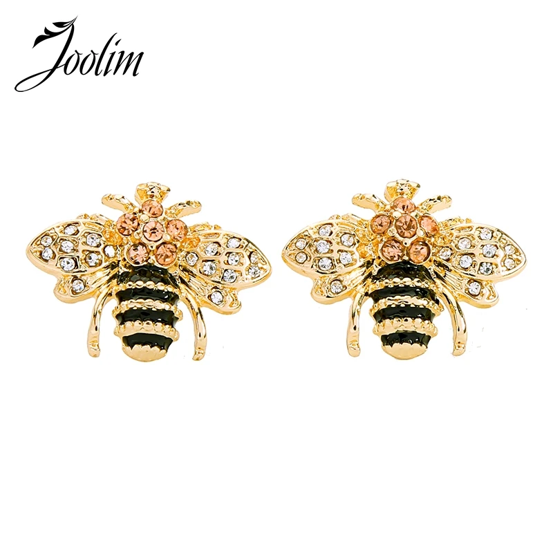 

Joolim Luxury Bee Earring Zirconia Earring Lead & Nickel Free