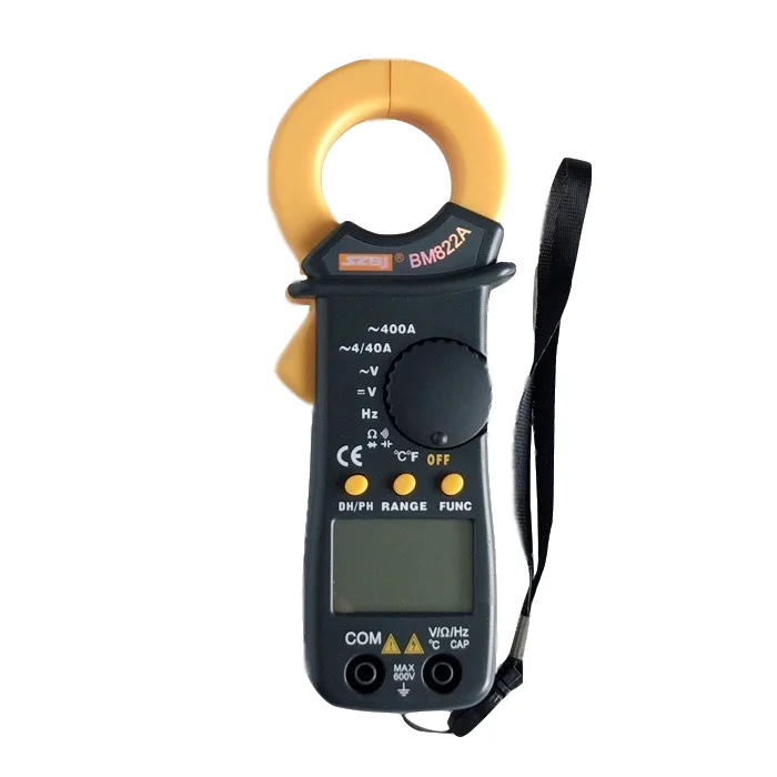 SZBJ BM821A/BM822A/BM823A Тип кармана клещи переменного тока цифровой зажим тип мультиметр