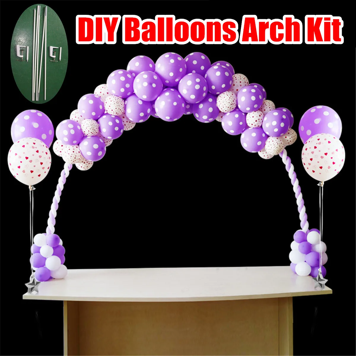 

DIY Balloon Column Stand Balloons Arches Frame Kit Decorations Stand Balloons Accessories Tools For Wedding Party
