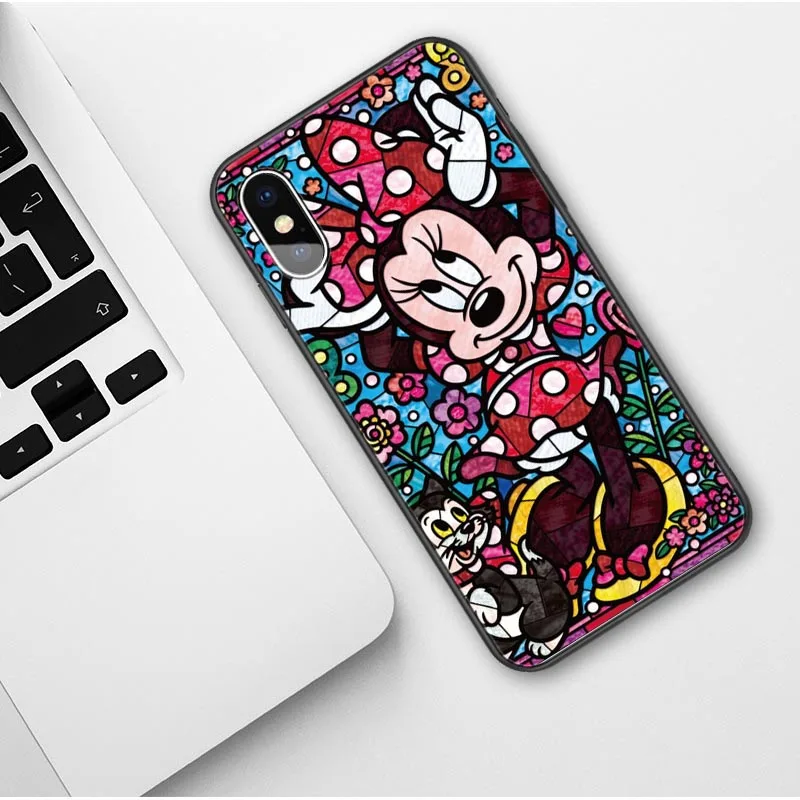 Чехол для телефона с мультипликационным принтом для iphone 11 Pro Max, Женский Силиконовый ТПУ чехол с изображением Минни Ститч для IPhone X XR XS Max 6 6S 7 8 Plus - Цвет: TPU