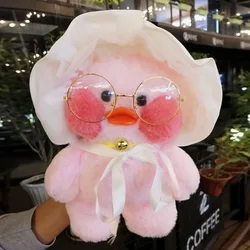 Suéter de peluche para muñeco de juguete, ropa de peluche de pato con ácido hialurónico rojo líquido, 30 cm, 2022