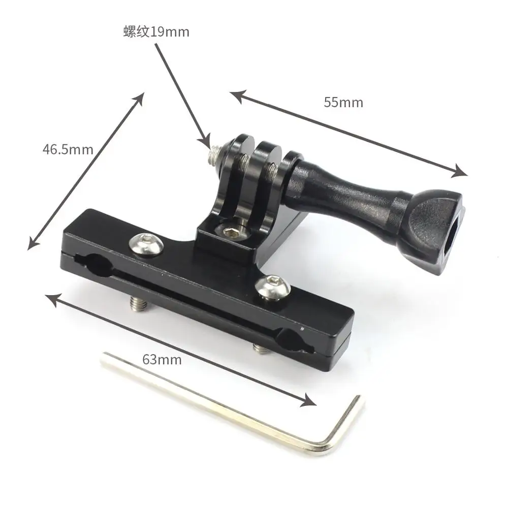 Крепление для велосипедного седла с фиксатором на сиденье стабилизатор алюминиевый с винтом для ручки большого пальца для камеры Gopro Hero 3+ 4 5 SJ4000 SJ5000 Xiaoyi