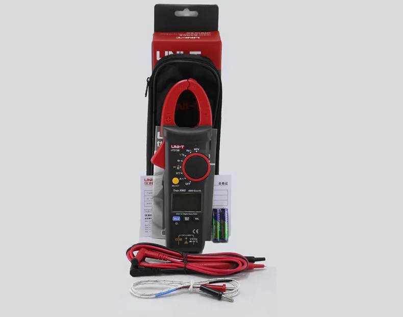 UT213 серия 400A цифровой зажим метр AC DC напряжение True RMS K точечный Температурный Зонд Измерение температуры
